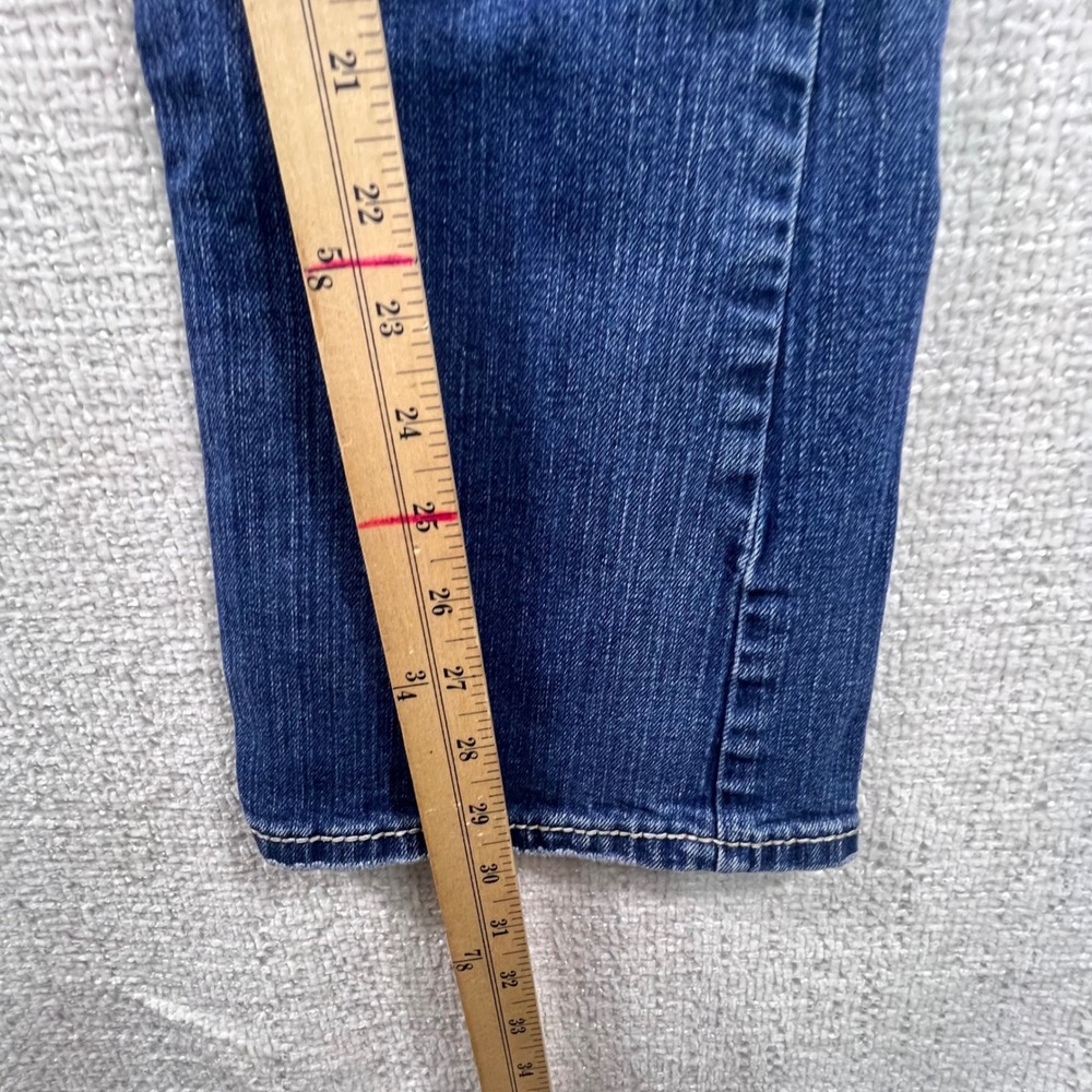 Silver Jeans Co Suki Mid Bootcut Jeans Dark Wash Contrast Stitch Blue Women 29 - Picture 5 of 10